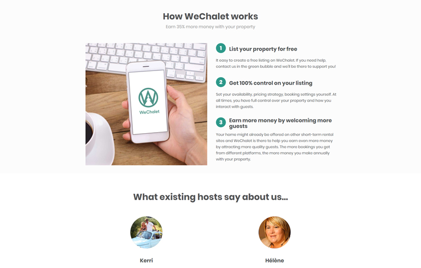 Wechalet screenshot 2